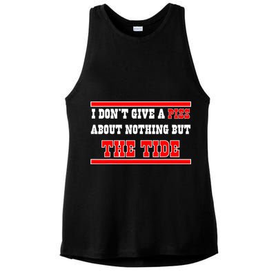 I Don’t Give A Piss About Nothing But The Tide Ladies PosiCharge Tri-Blend Wicking Tank