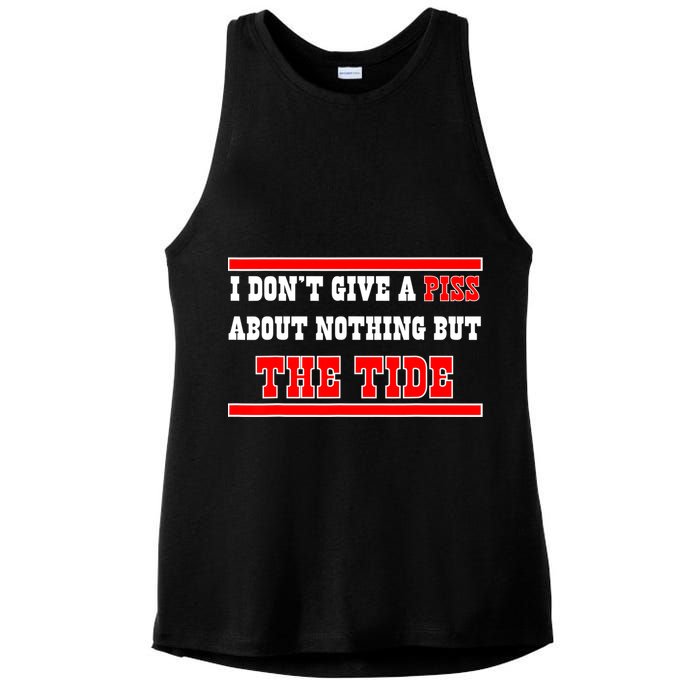 I Don’t Give A Piss About Nothing But The Tide Ladies PosiCharge Tri-Blend Wicking Tank