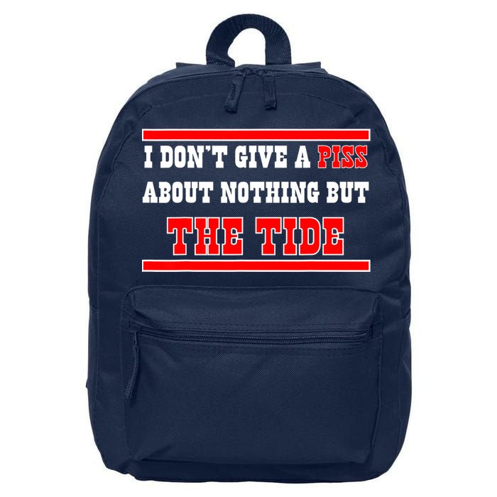 I Don’t Give A Piss About Nothing But The Tide 16 in Basic Backpack