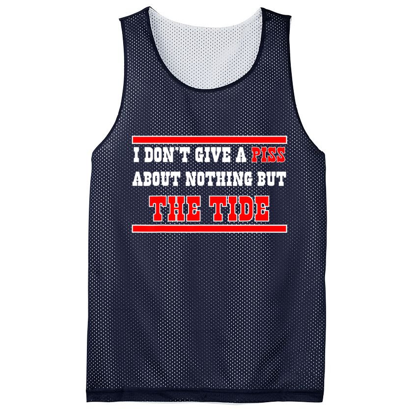 I Don’t Give A Piss About Nothing But The Tide Mesh Reversible Basketball Jersey Tank