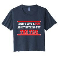 I Don’t Give A Piss About Nothing But The Tide Crop Top