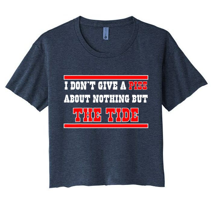 I Don’t Give A Piss About Nothing But The Tide Crop Top