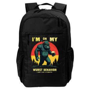 I DonT Give A Schnitzel German Beer Wurst Funny Oktoberfest Daily Commute Backpack