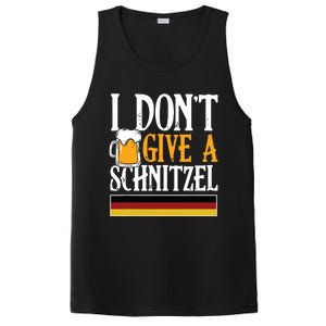 I Dont Give A Schnitzel German Beer Wurst Funny Oktoberfest PosiCharge Competitor Tank