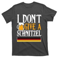 I Dont Give A Schnitzel German Beer Wurst Funny Oktoberfest T-Shirt