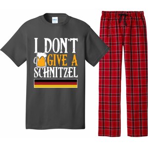 I Dont Give A Schnitzel German Beer Wurst Funny Oktoberfest Pajama Set