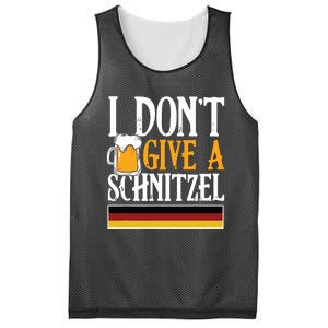 I Dont Give A Schnitzel German Beer Wurst Funny Oktoberfest Mesh Reversible Basketball Jersey Tank