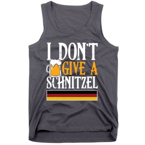 I Dont Give A Schnitzel German Beer Wurst Funny Oktoberfest Tank Top