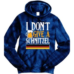 I Dont Give A Schnitzel German Beer Wurst Funny Oktoberfest Tie Dye Hoodie