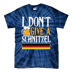 I Dont Give A Schnitzel German Beer Wurst Funny Oktoberfest Tie-Dye T-Shirt