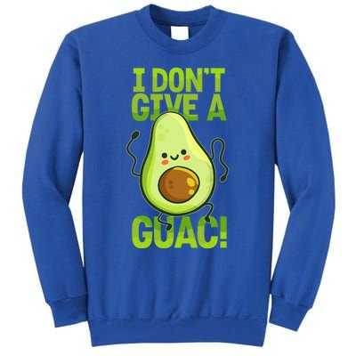 I Dont Give A Guac Guacamole Vegan Avocado Gift Tall Sweatshirt