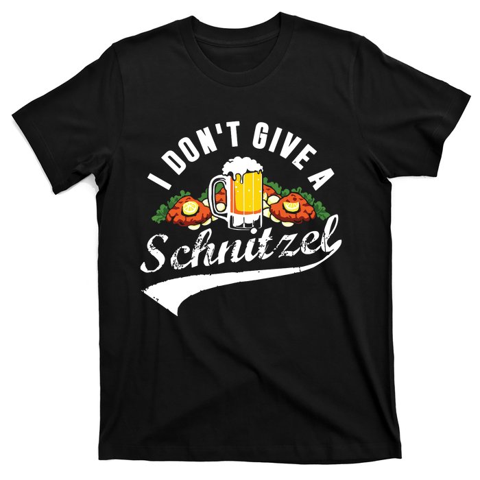 I Dont Give A Schnitzel Oktoberfest Beer Festival T-Shirt