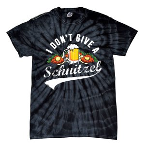 I Dont Give A Schnitzel Oktoberfest Beer Festival Tie-Dye T-Shirt