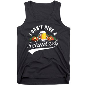 I Dont Give A Schnitzel Oktoberfest Beer Festival Tank Top