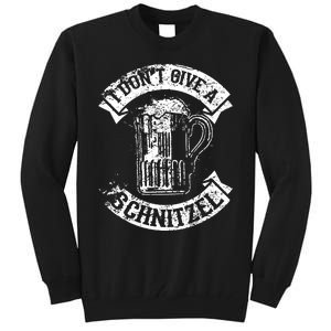 I Dont Give A Schnitzel Funny Saying German Pride Tall Sweatshirt