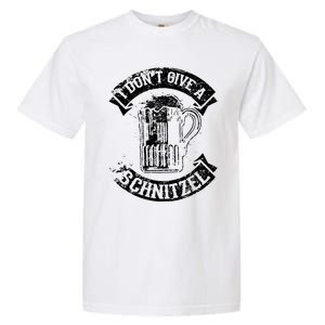 I Dont Give A Schnitzel Funny Saying German Pride Garment-Dyed Heavyweight T-Shirt