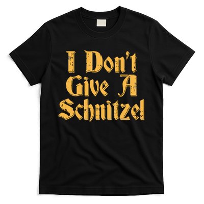 I Dont Give A Schnitzel Shirts Oktoberfest Vintage German T-Shirt