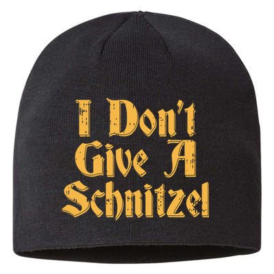I Dont Give A Schnitzel Shirts Oktoberfest Vintage German Sustainable Beanie