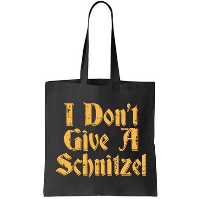 I Dont Give A Schnitzel Shirts Oktoberfest Vintage German Bag