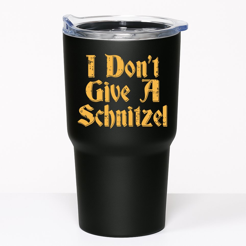 I Dont Give A Schnitzel Shirts Oktoberfest Vintage German Tumbler