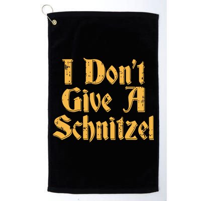 I Dont Give A Schnitzel Shirts Oktoberfest Vintage German Golf Towel