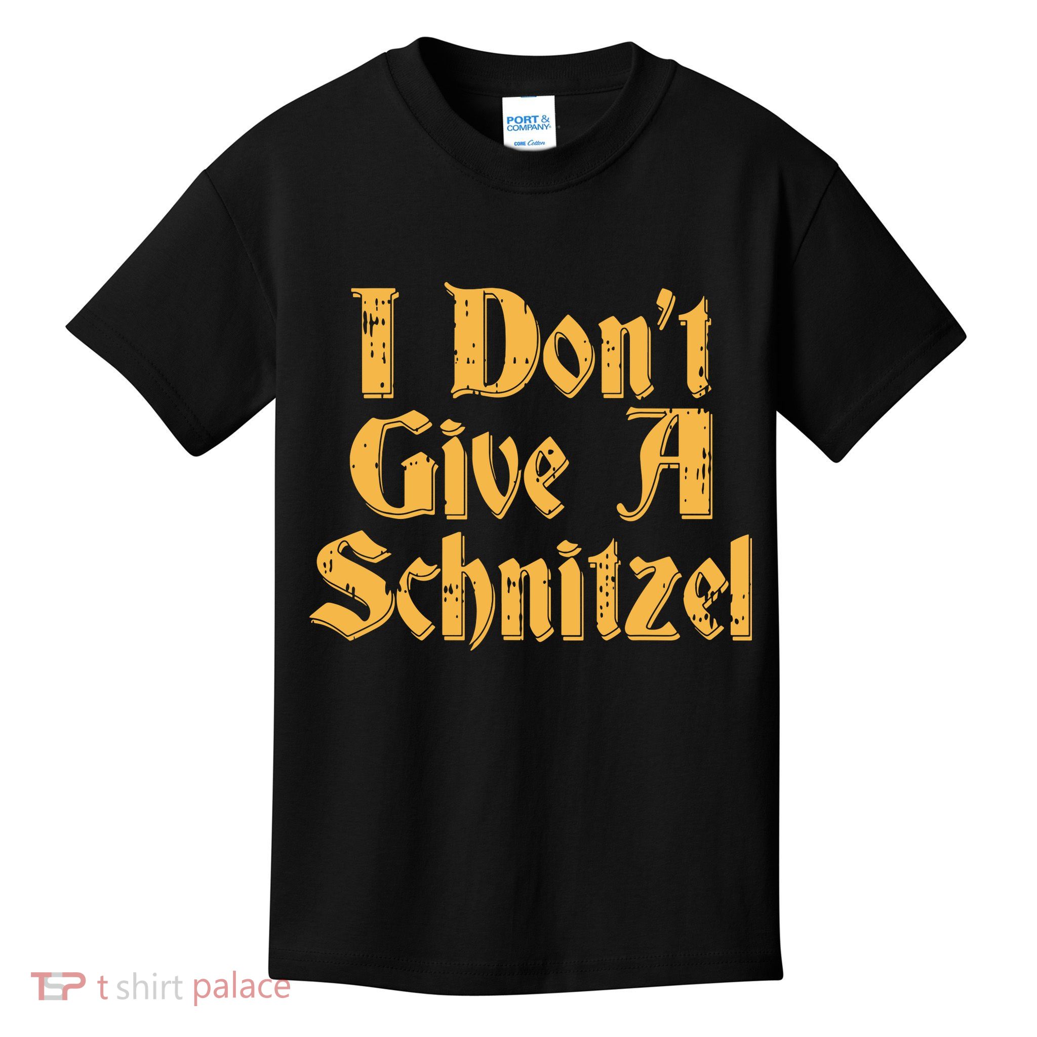 I Dont Give A Schnitzel Shirts Oktoberfest Vintage German Kids T-Shirt