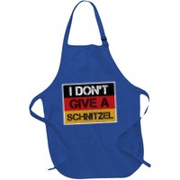 I DonT Give A Schnitzel Full-Length Apron With Pockets