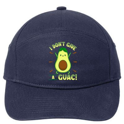 I Dont Give A Guac Kawaii Style Funny Guacamole Gift 7-Panel Snapback Hat