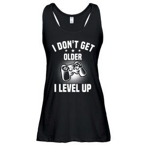 I Dont Get Older I Level Up Gift For Gamer Ladies Essential Flowy Tank