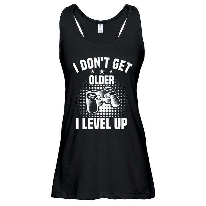 I Dont Get Older I Level Up Gift For Gamer Ladies Essential Flowy Tank