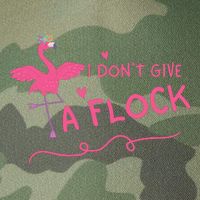 I Don't Give A Flock Funny Flamingo Legacy Tie Dye Trucker Hat