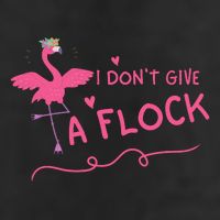 I Don't Give A Flock Funny Flamingo 7 Panel Mesh Trucker Snapback Hat