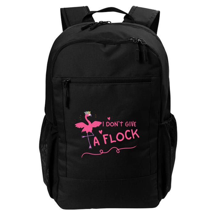 I Don't Give A Flock Funny Flamingo Backpack