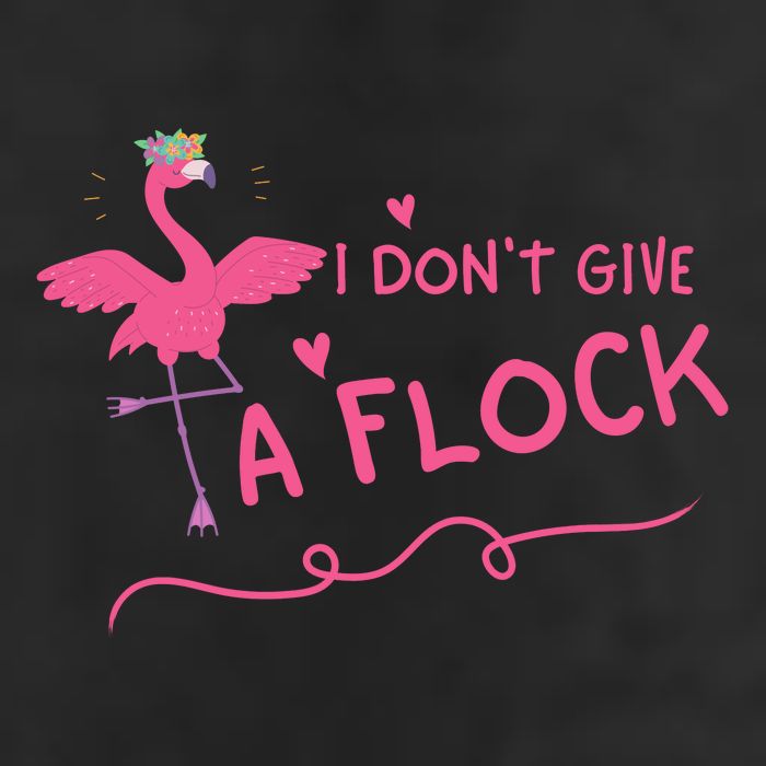 I Don't Give A Flock Funny Flamingo 25L Jumbo Tote