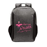 I Don't Give A Flock Funny Flamingo Vector Backpack