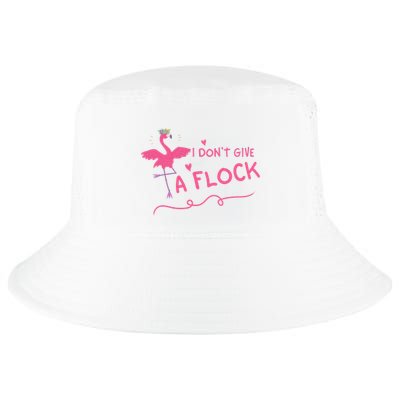 I Don't Give A Flock Funny Flamingo Cool Comfort Performance Bucket Hat