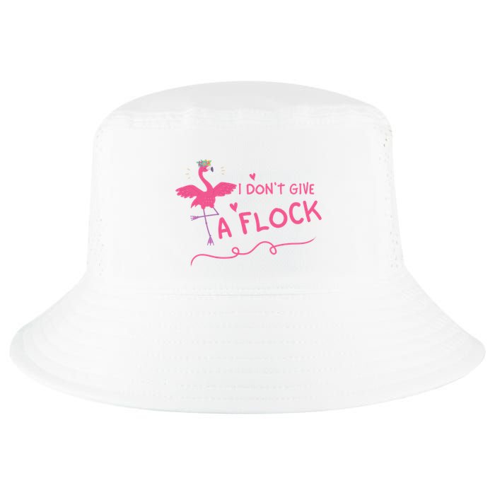 I Don't Give A Flock Funny Flamingo Cool Comfort Performance Bucket Hat