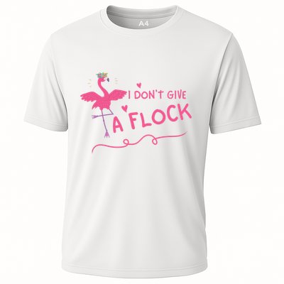 I Don't Give A Flock Funny Flamingo Performance Shirt