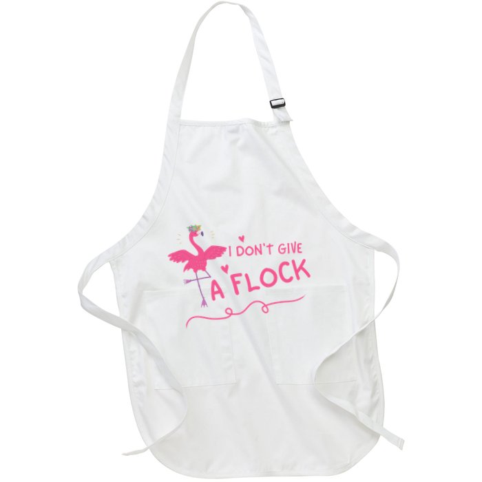 I Don't Give A Flock Funny Flamingo Apron