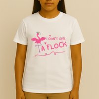 I Don't Give A Flock Funny Flamingo T-Shirt