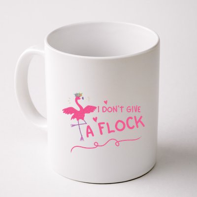 I Don't Give A Flock Funny Flamingo Mug