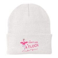 I Don't Give A Flock Funny Flamingo Beanie