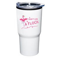 I Don't Give A Flock Funny Flamingo Tumbler