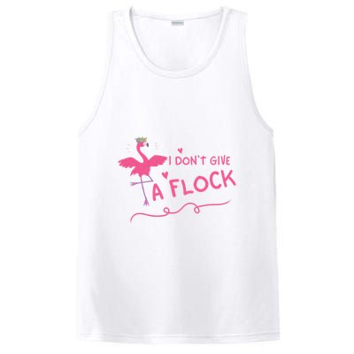 I Don't Give A Flock Funny Flamingo PosiCharge Competitor Tank