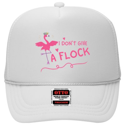 I Don't Give A Flock Funny Flamingo Trucker Hat