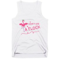 I Don't Give A Flock Funny Flamingo Tank Top