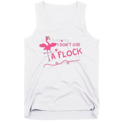 I Don't Give A Flock Funny Flamingo Tank Top