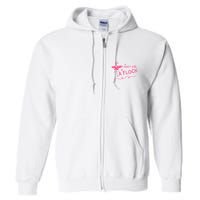 I Don't Give A Flock Funny Flamingo Full Zip Hoodie