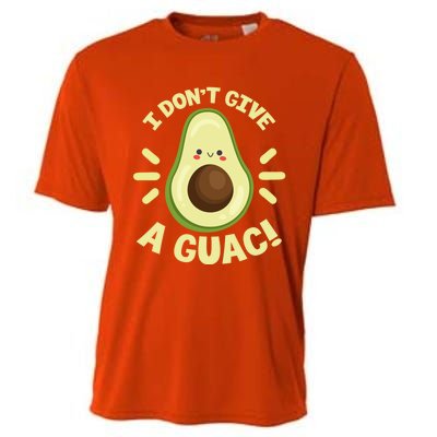 I Dont Give A Guac Funny Avocado Guacamole Vegan Kawaii Gift Cooling Performance Crew T-Shirt