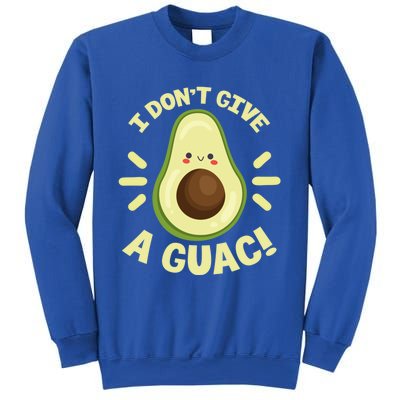 I Dont Give A Guac Funny Avocado Guacamole Vegan Kawaii Gift Sweatshirt